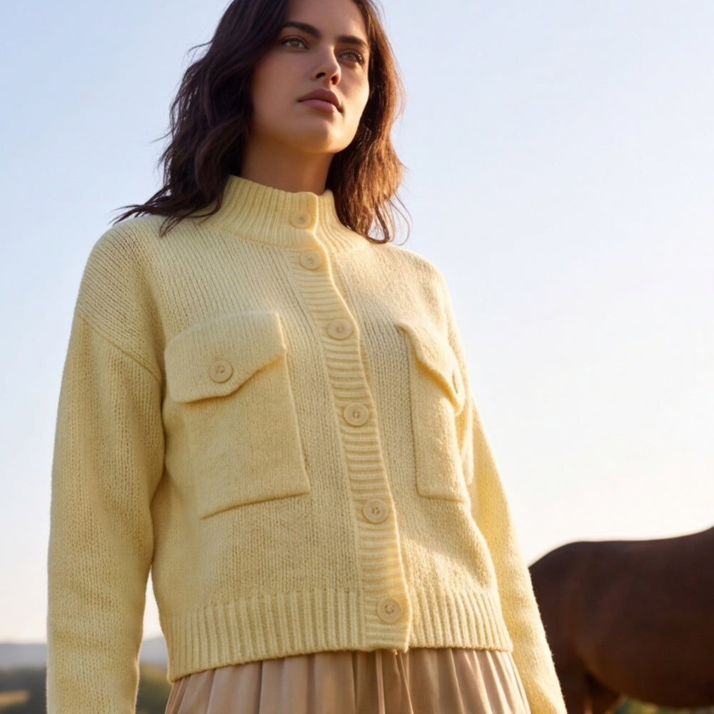 Cozy Button Knit Cardigan