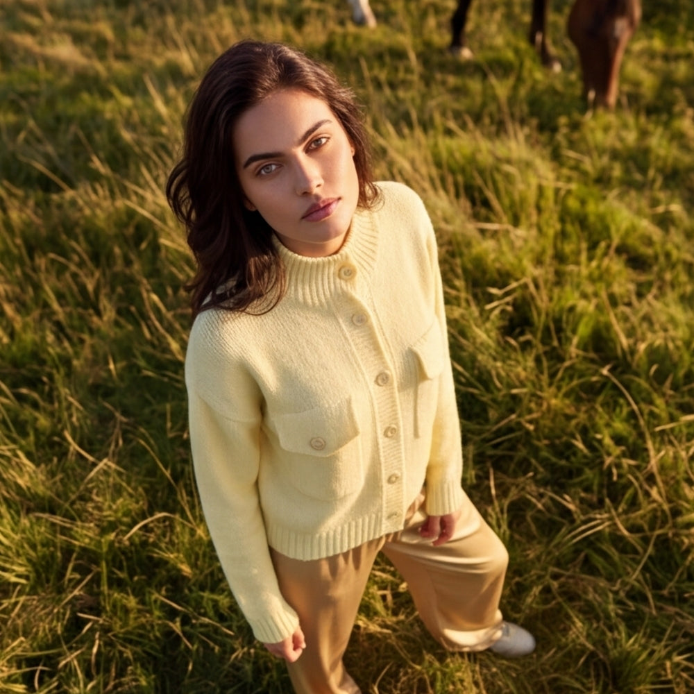 Cozy Button Knit Cardigan