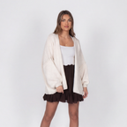 COZY OPEN KNIT CARDIGAN